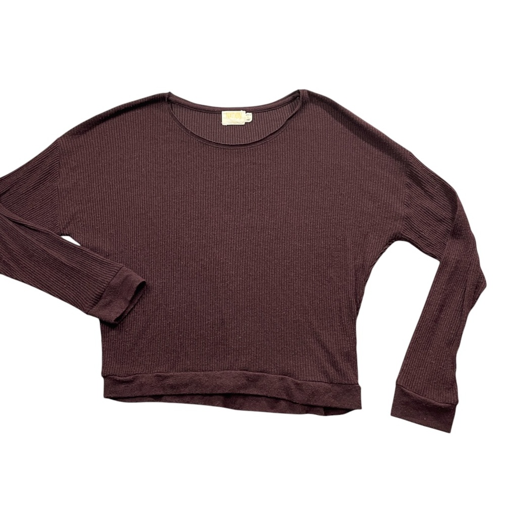 Nation Los‎ Angeles  Large Vintage Crew Neck Brown Sweater Long Sleeve